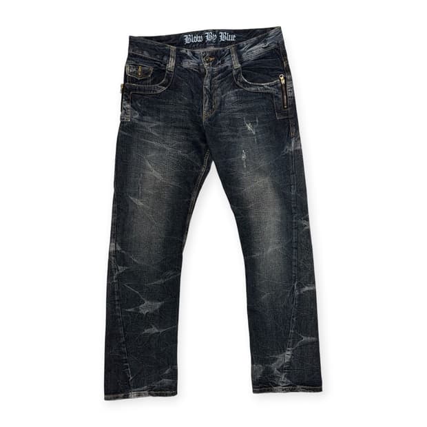 Japanese Vintage Pocket Denim Pants