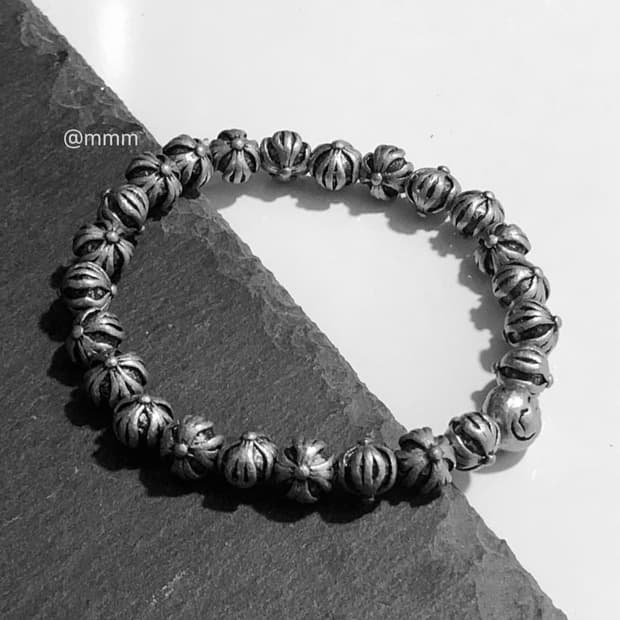 [Unisex]크롬 원석 팔찌