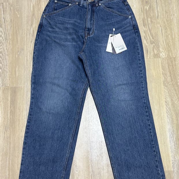 새상품급) 홀리선 블루본 테이퍼드 데님 노멀 네이비