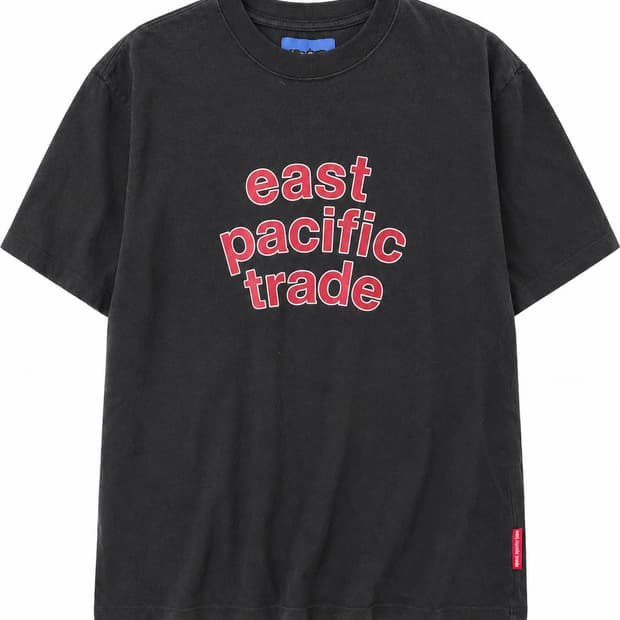 East Pacific Trade 블랙 반팔티 L