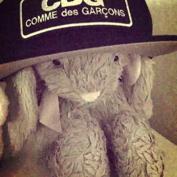 꼼데가르송 CDG 로고 패치캡