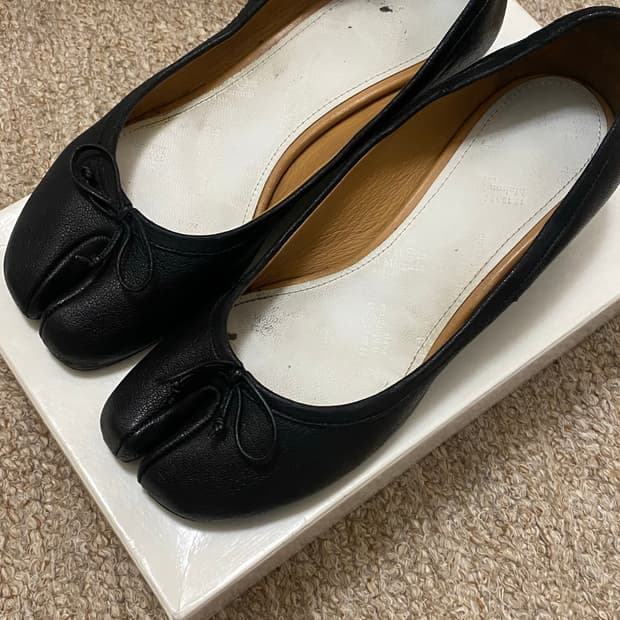 메종 마르지엘라 타비 구두 38 ½