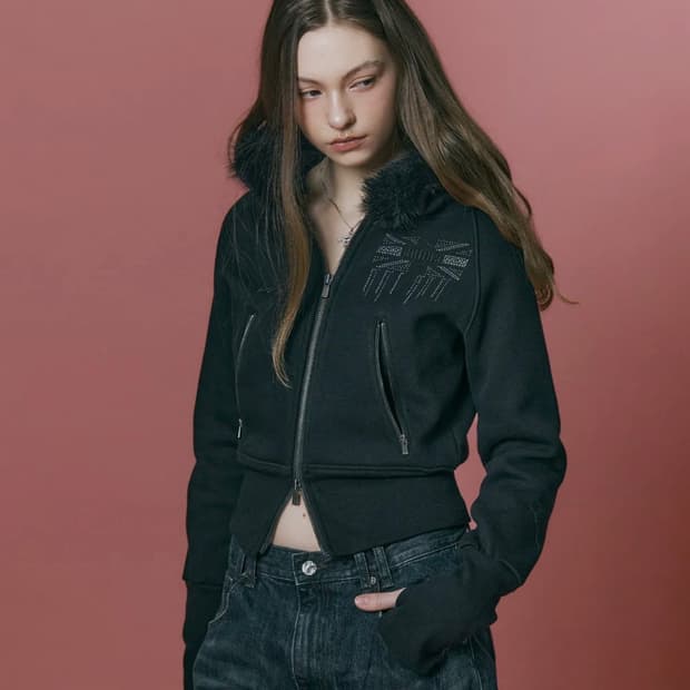 플리즈노팔로우 베키 퍼 후디자켓