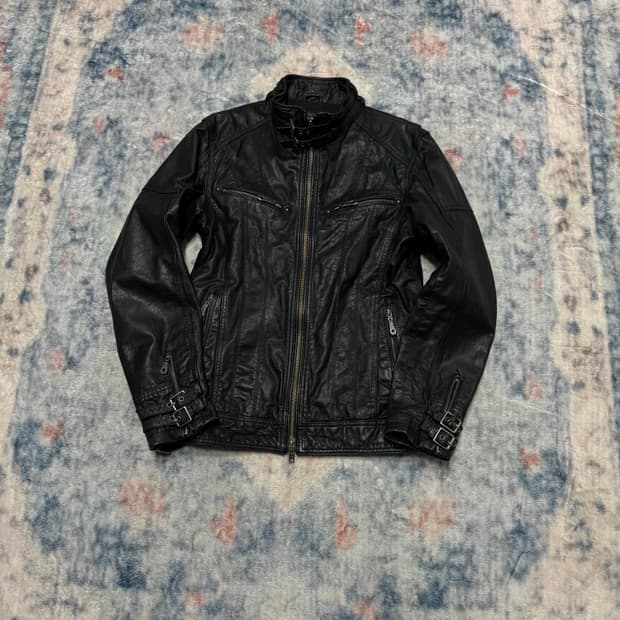 In the attic 00s archive lamb skin jacke