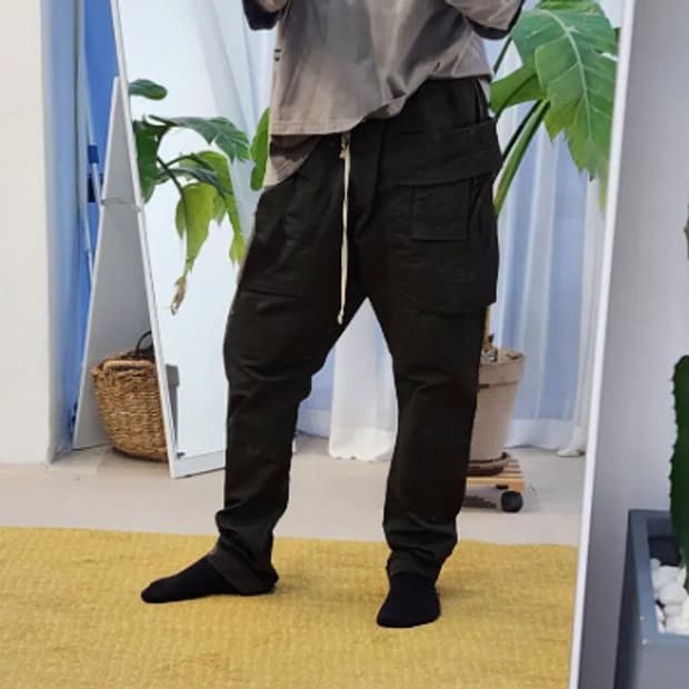 릭오웬스 13FW 메인라인 카고 태권도 팬츠 (신세계 본점 정품)