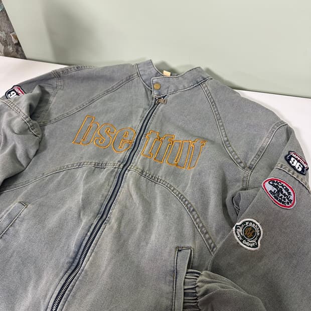 L VTG 연청 레이싱 데님자켓