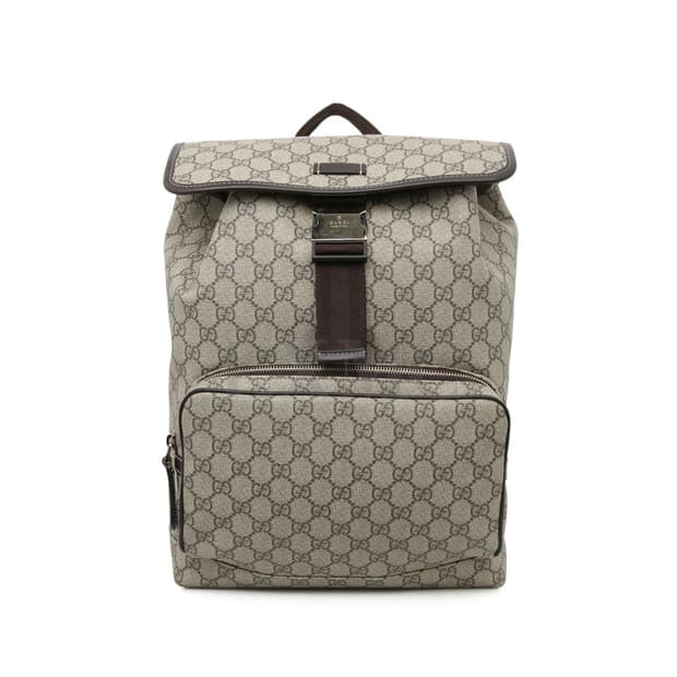 구찌 에덴 백팩 PVC 수프림 럭색 브라운 배낭 246103