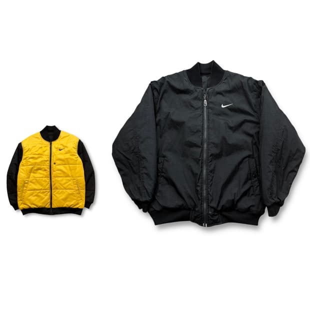 Nike 올드스쿨 리버서블 백로고 봄버 자켓