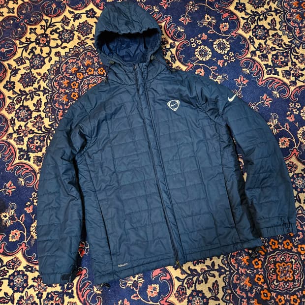 나이키(Nike) 00's  Nike Fit 퀄팅 후드 자켓 L size