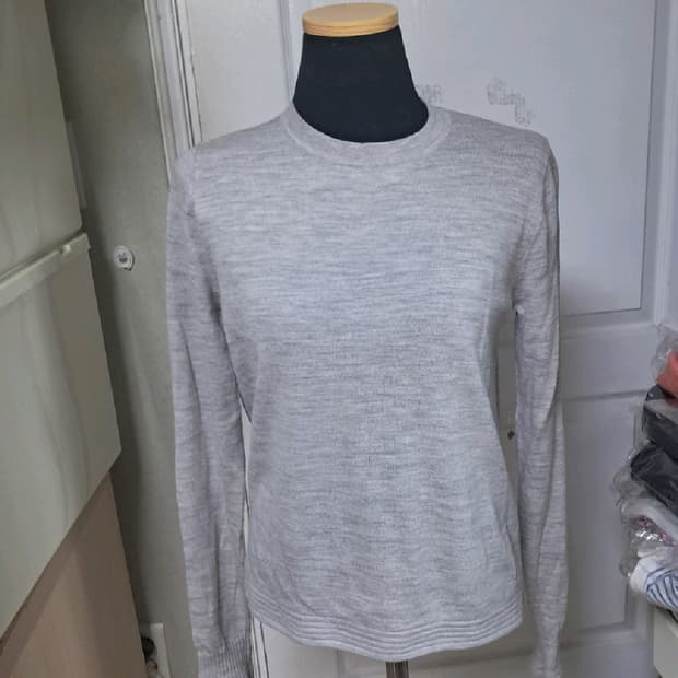 클럽모나코 그레이 봄 니트 55(얇은 울 소재)