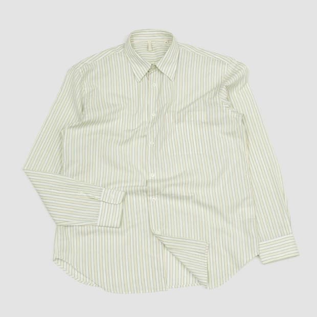 [새상품] 선플라워 아드리안 셔츠 Green Stripe