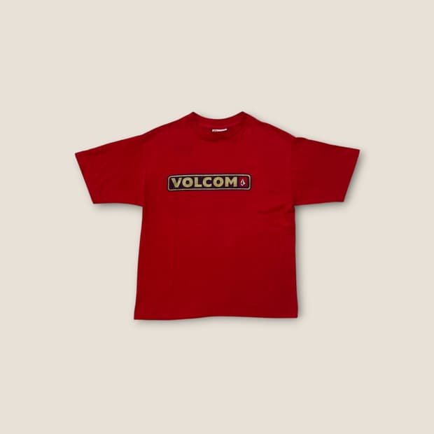 90s USA Made Volcom 빈티지 로고 티셔츠 S