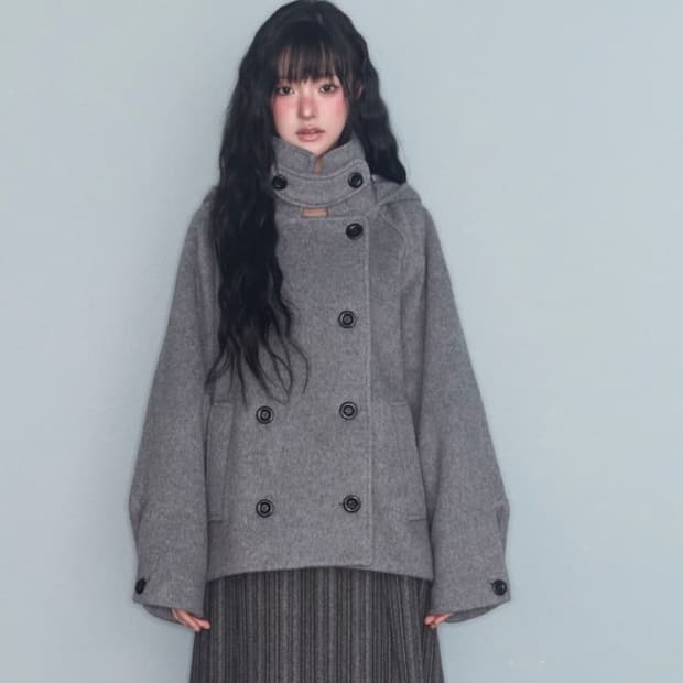 미레코 코트 그레이