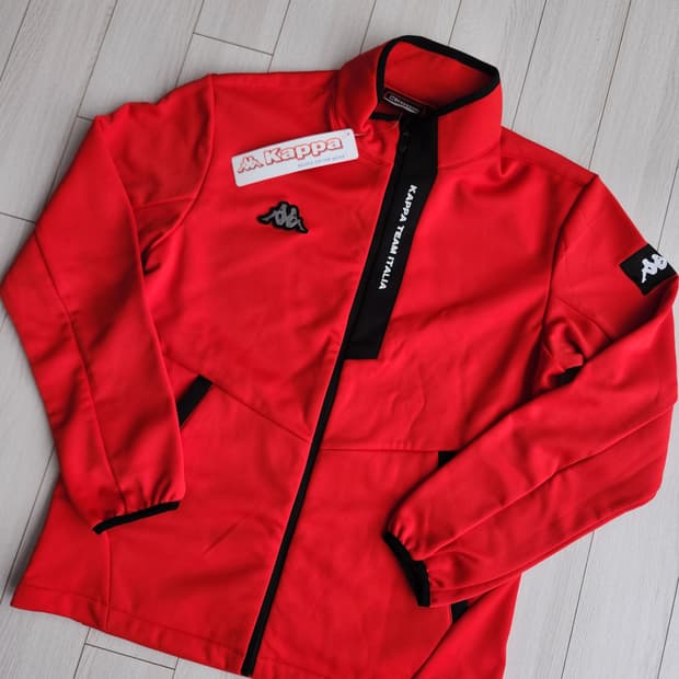 택새상품)카파 기모 트레이닝 집업 저지 사이즈160(남성 95 m정도)
