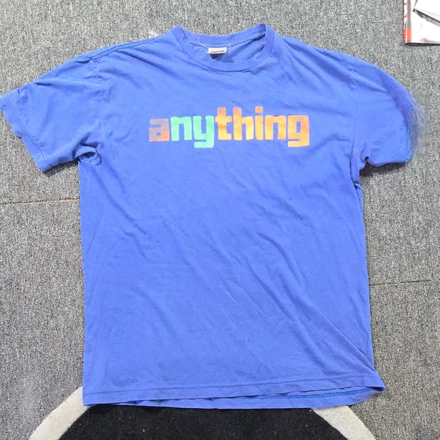 Anything 프린팅 티셔츠 L팝니다