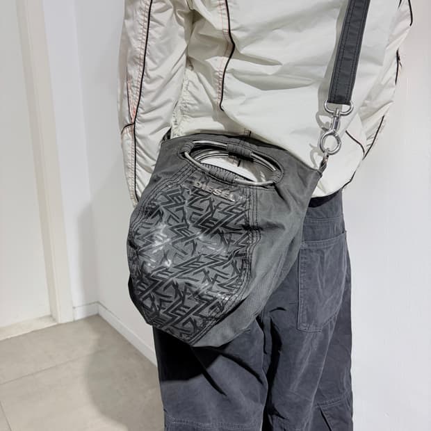 DIESEL 디젤 투웨이 캔버스 크로스백 가방