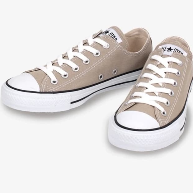 컨버스일본판)올스타 제이옥스 로우 베이지 225사이즈
