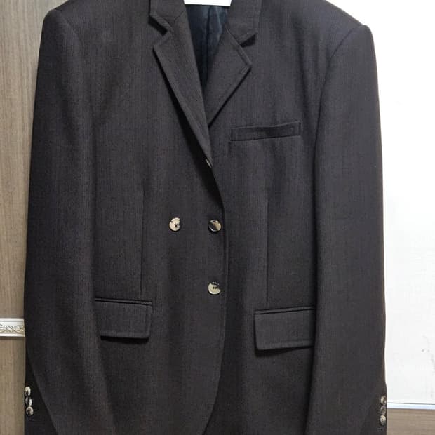 렉토 스트라이프 버진울 자켓 빈티지 브라운 s사이즈 판매