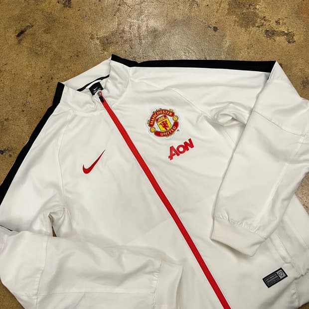 [정품/S] 나이키 맨유 져지 화이트 b19