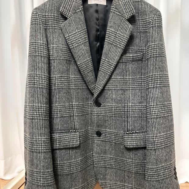 토니웩 글렌체크 울자켓 M(95)