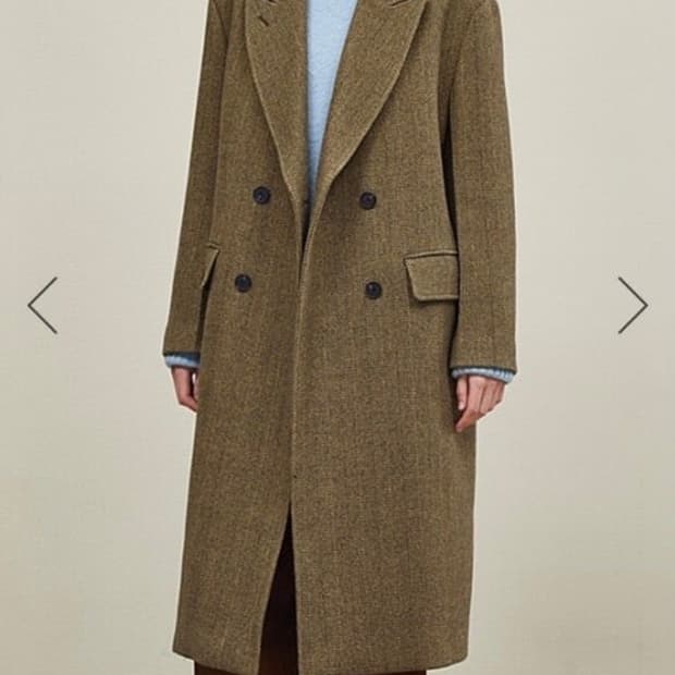 스튜디오톰보이 헤링본 핸드메이드 울코트