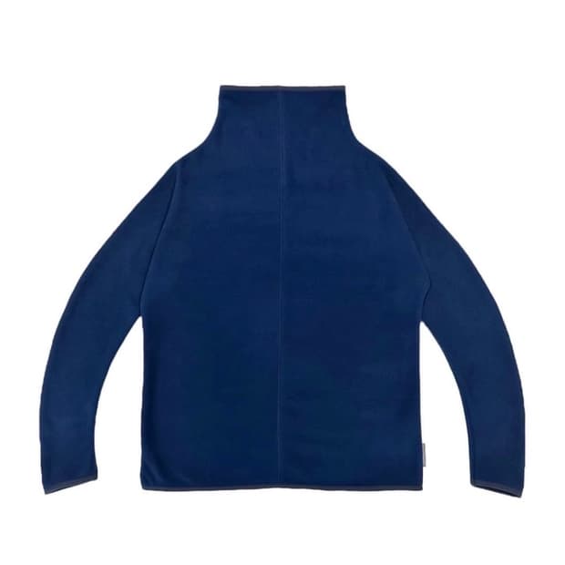 지초이 24-006 FLEECE LONG SLEEVE 네이비 