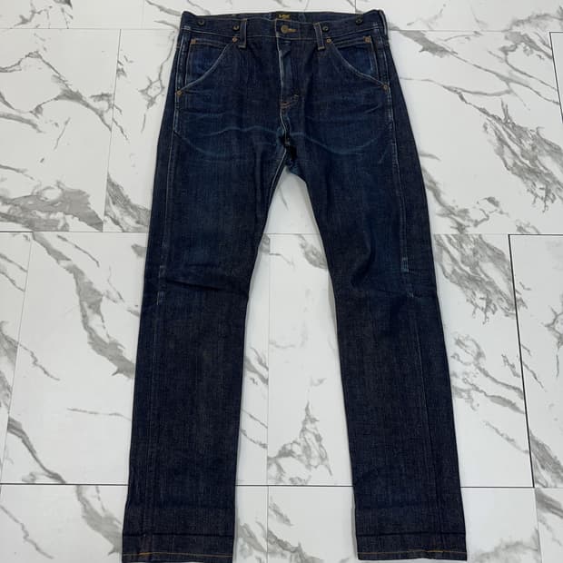 LEE 리 101 그린 셀비지 데님 팬츠