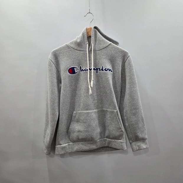 챔피온 스펠로고 자수 기모 후드티 F