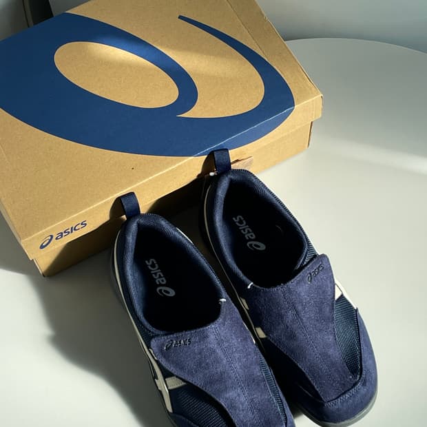 박스포함 아식스 라이프워커 3E 네이비 260