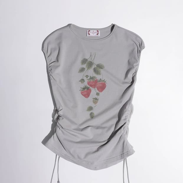 스컬프터 베리 셔링 탑 |  Berry Shirring Top