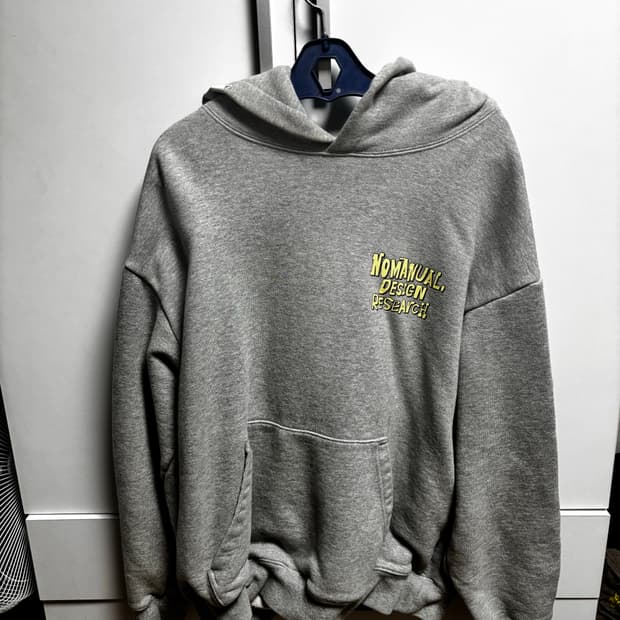 노매뉴얼 후드티