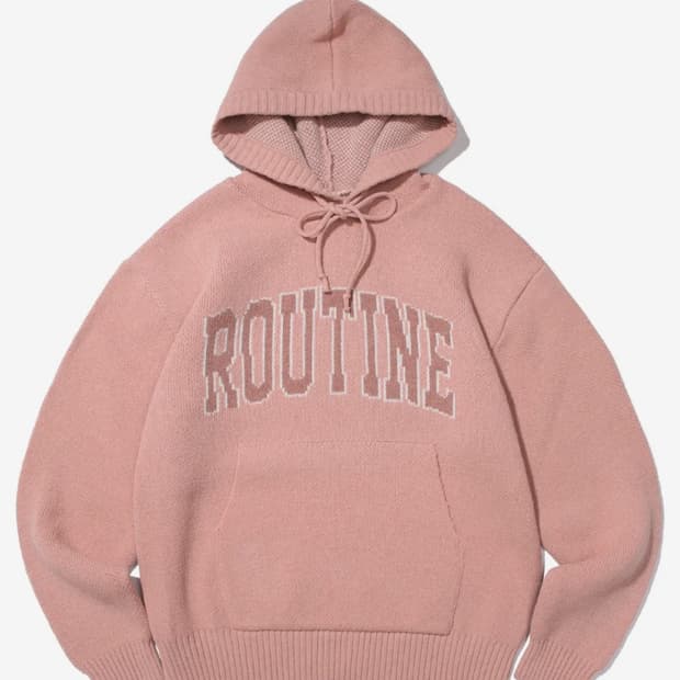 피지컬 디파트먼트 니트 후드 L