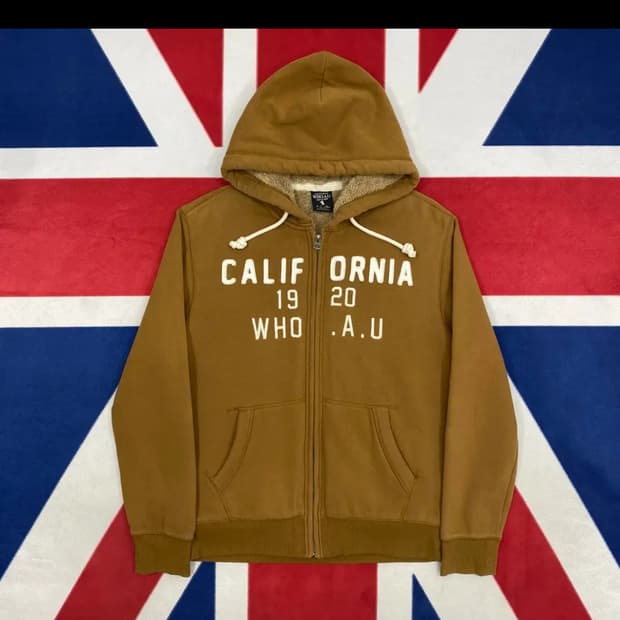 후아유 털 후드집업