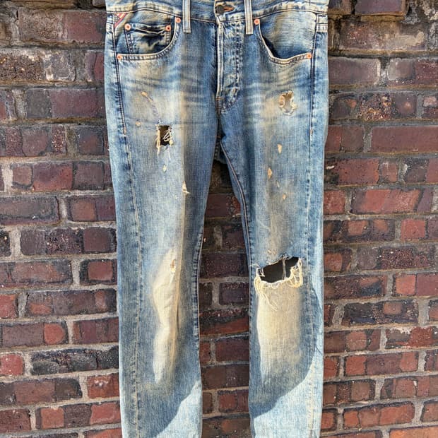 Denim & Supply Ralph Lauren 디스트로이드 데님 팬츠