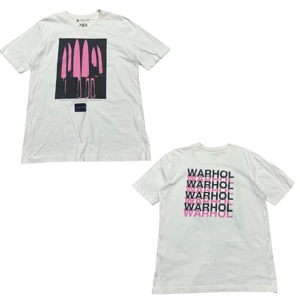 ✨ (바배) 자라 x 앤디 워홀 콜라보 반팔티