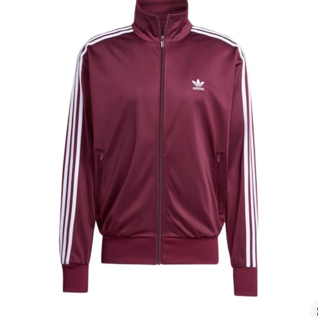 아디다스 버건디 아디컬러 클래식 파이어버드 트랙탑 져지 마룬