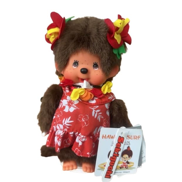 몬치치 플라워 하와이안 여아 인형