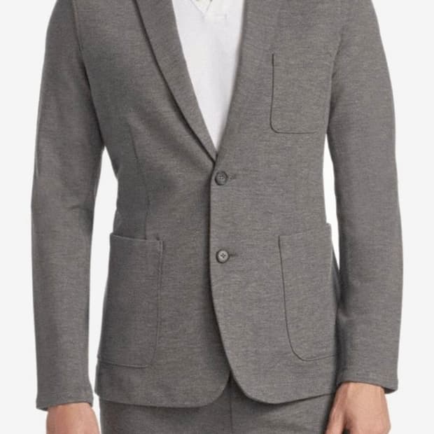 Tommy Hilfiger 타미힐피거 정장 자켓, 헤링본 면 블레이저