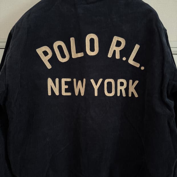 25FW 폴로 코듀로이 레터 자켓