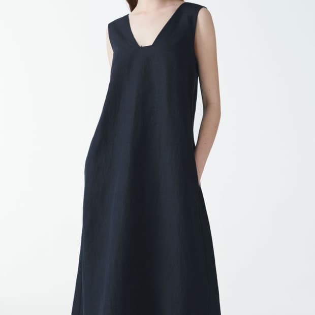 Cos 코스 리오셀 린넨 롱 원피스