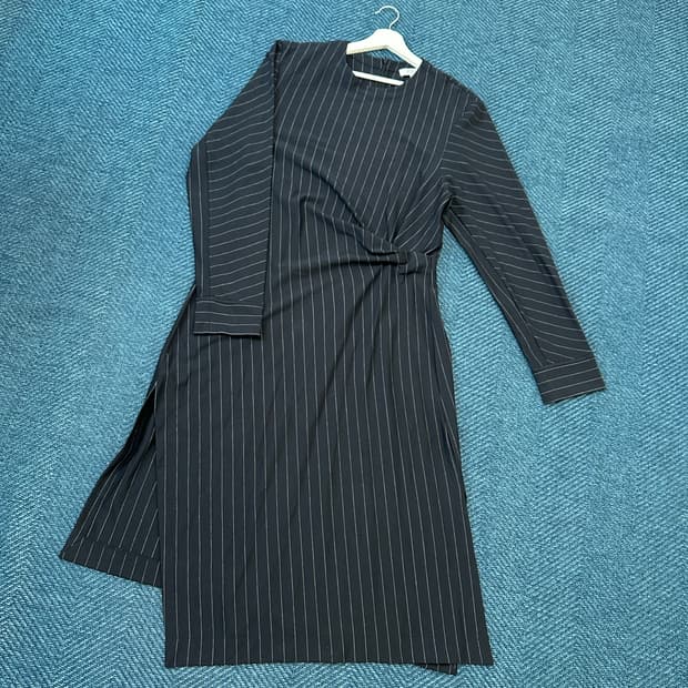 [여성M] 코스 스트라이프 롱 원피스