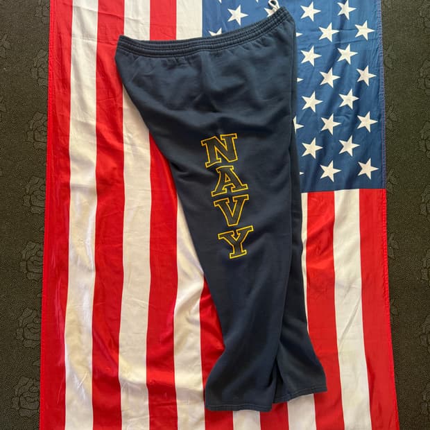 [military] 밀리터리 미 해군 soffe navy 스웻팬츠 -19