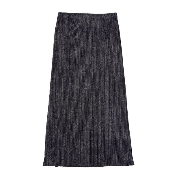 Pleats Please Python Print Skirt/ 3