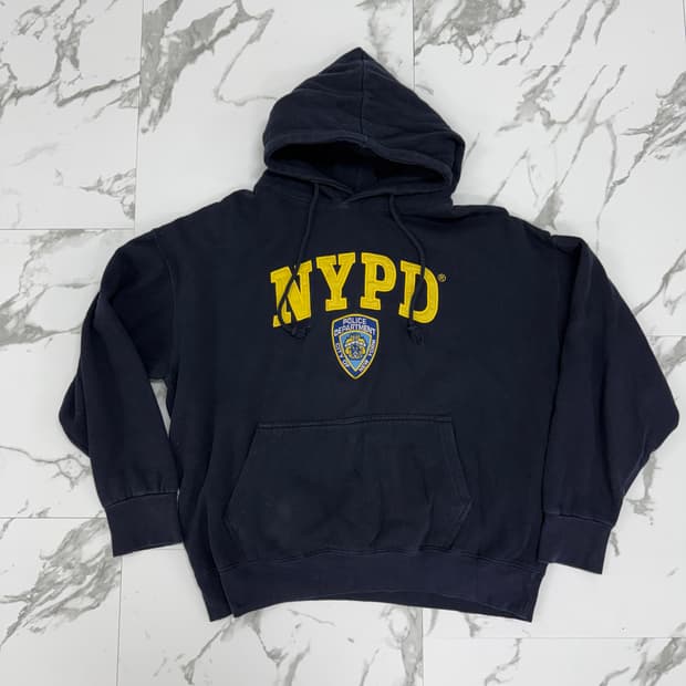 NYPD Official 빈티지 후드