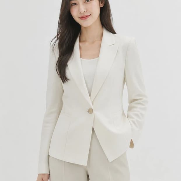 케네스레이디 화이트 여자 88-165 블레이저 O1046