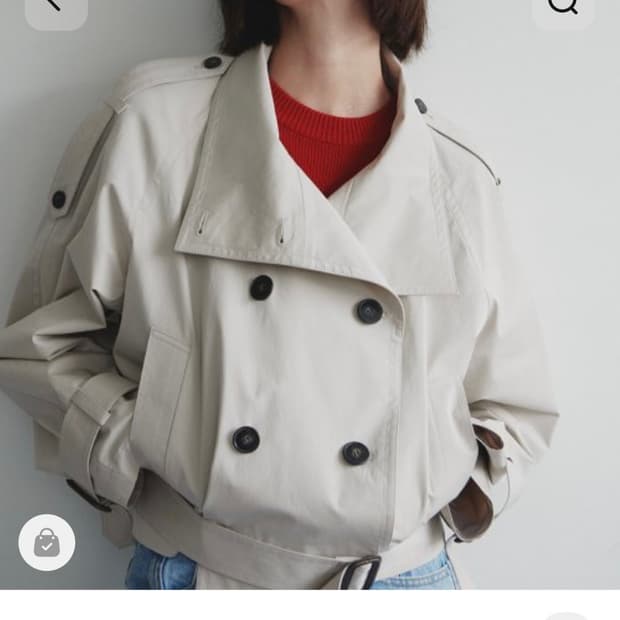 루에브르 크롭 트렌치 구해요