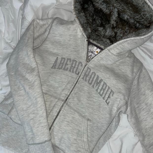 아베크롬비 퍼 후드집업