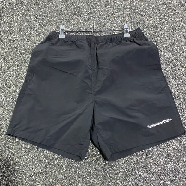 디스이즈네버댓 조깅 쇼츠 블랙 B4253