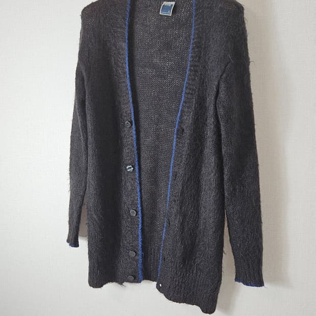 00s PPFM 피피에프엠 Y2K 모헤어 가디건 F 일본판