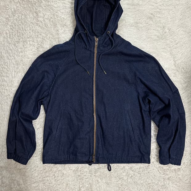 프리즘웍스 데님 후드 집업 M